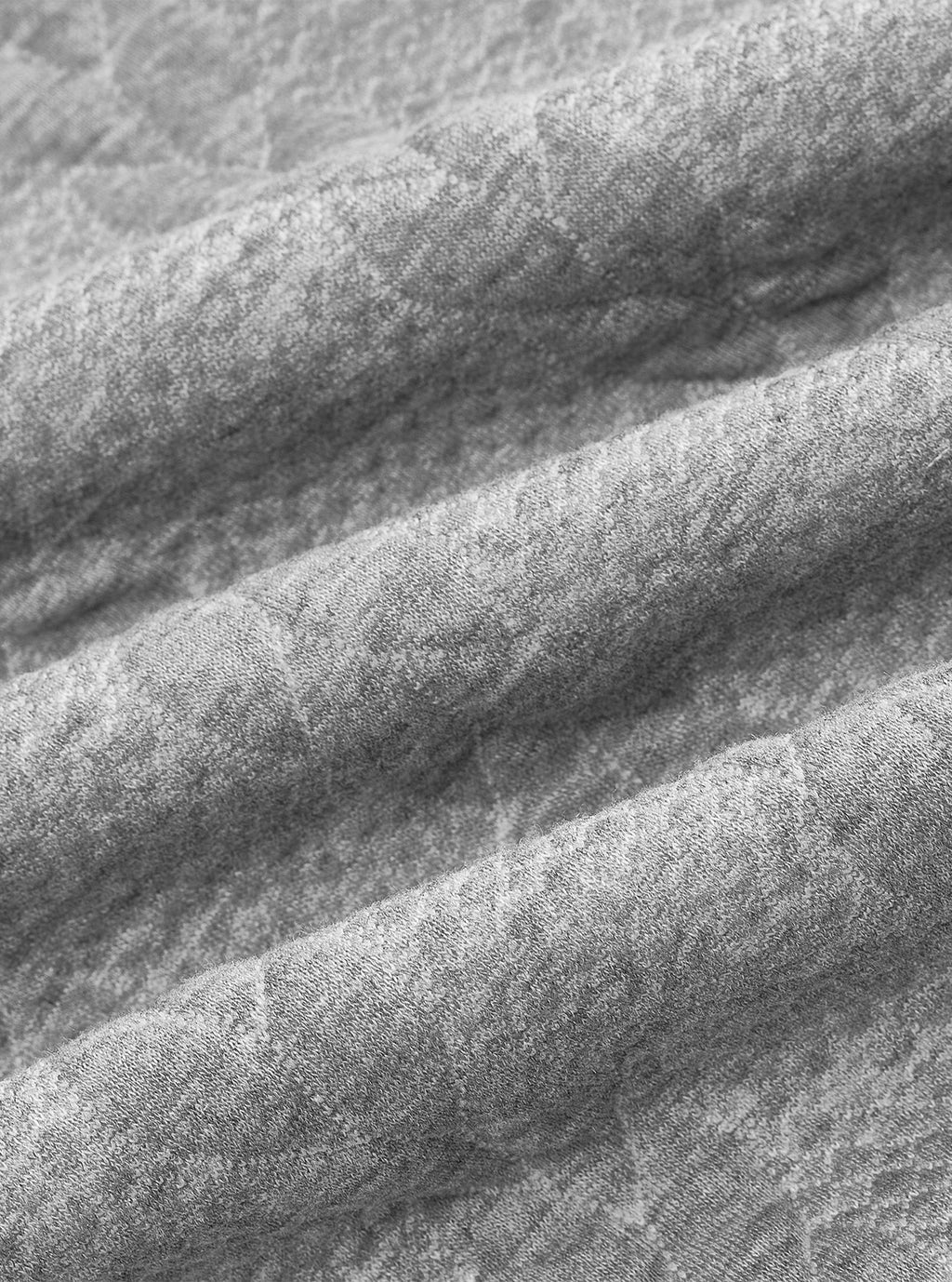 AZUKI Gray fine jacquard fabric detail