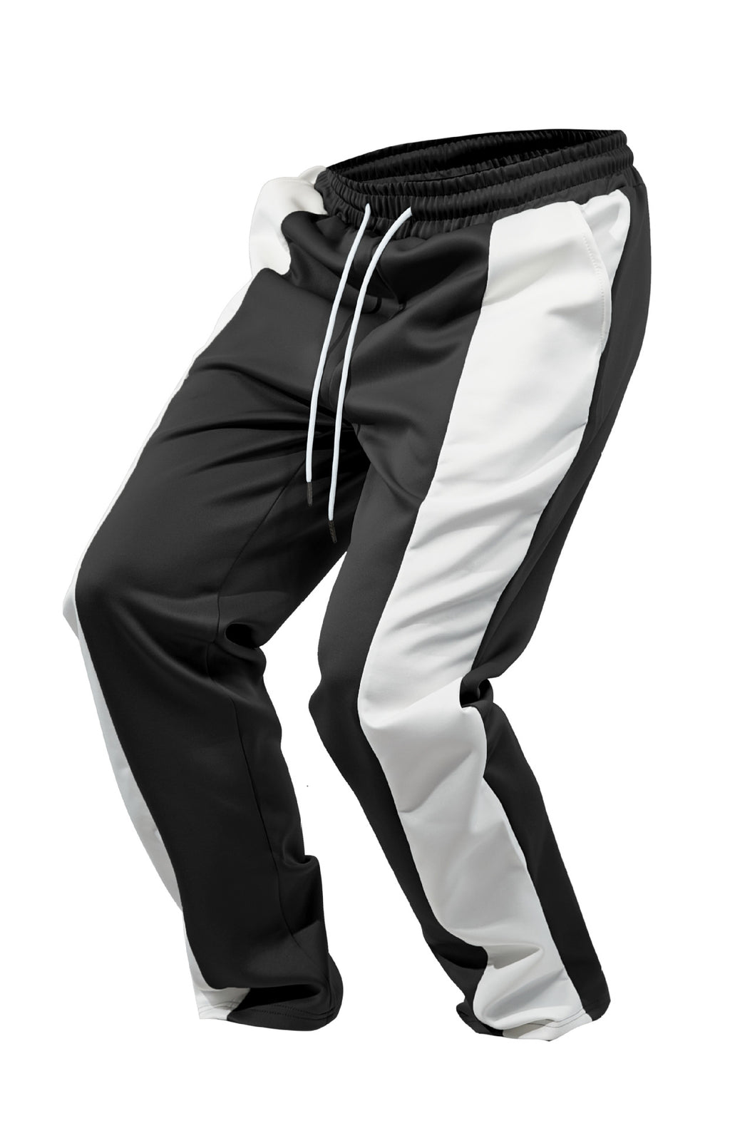 Cross-border foreign trade American men's splicing casual sports loose ...
