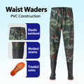 Style-specific waist-high waders, supplier style 34; AI-edited English localization of matching original garment.