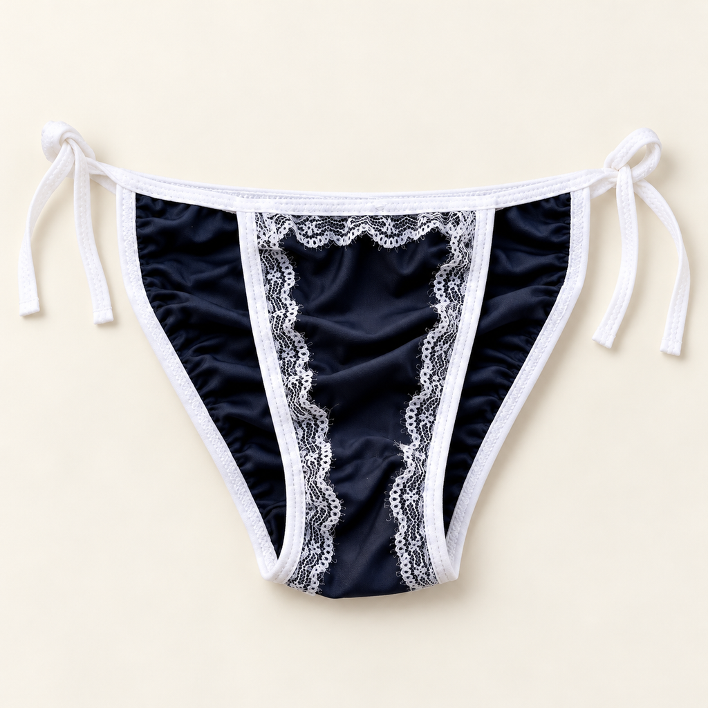 AZUKI Women's Lace-Trim Tie-Side Panties main image