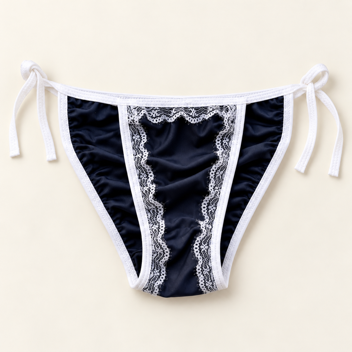 AZUKI Women's Lace-Trim Tie-Side Panties main image